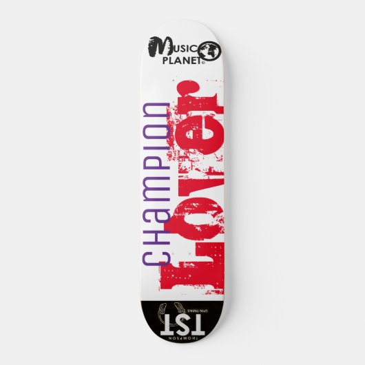 KAMPIOEN MINNAAR Skateboard (Voorkant)