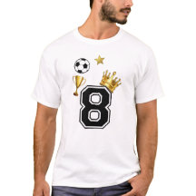 Kampioen Nummer 8 Voetbal Kroon Heren Basis