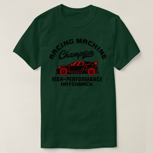 KAMPIOEN RACEAUTO T-SHIRT (Design voorkant)