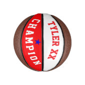 Kampioen Rood en Wit Basketbal (Verticaal)