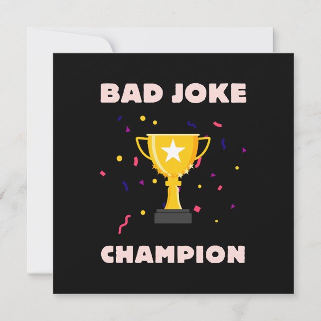 Kampioen slechte grappen (Voorkant)