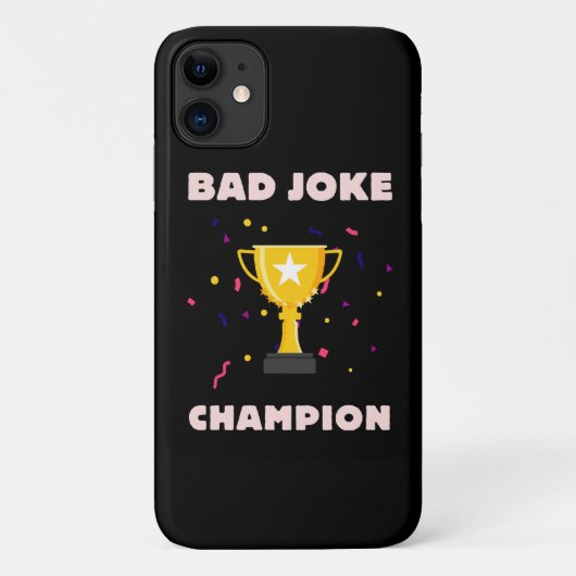 Kampioen slechte grappen Case-Mate iPhone case (Achterkant)