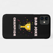 Kampioen slechte grappen Case-Mate iPhone case (Achterkant (horizontaal))