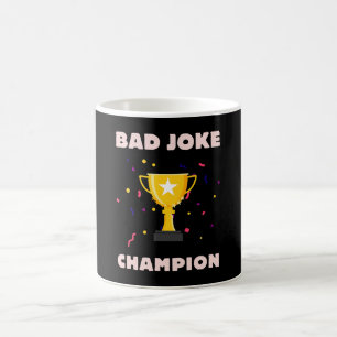 Kampioen slechte grappen koffiemok
