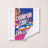KAMPIOEN VAN DE CHALLENGE BAD HANDDOEK (Wasdoekje)