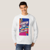 KAMPIOEN VAN DE CHALLENGE. T-SHIRT (Voorkant volledig)