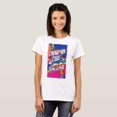 KAMPIOEN VAN DE CHALLENGE T-SHIRT (Voorkant volledig)