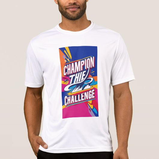 KAMPIOEN VAN DE CHALLENGE T-SHIRT (Voorkant)