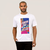 KAMPIOEN VAN DE CHALLENGE T-SHIRT (Voorkant volledig)