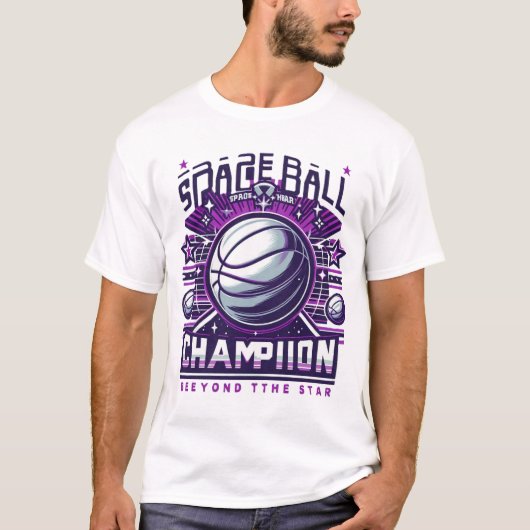 Kampioen van de ruimtebal t-shirt (Voorkant)