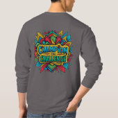Kampioen van de uitdaging – Levendige, handgeteken T-shirt (Achterkant)