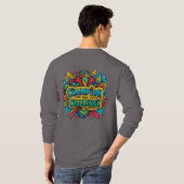 Kampioen van de uitdaging – Levendige, handgeteken T-shirt (Achterkant volledig)