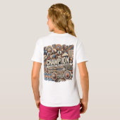 Kampioen van de uitdaging t-shirt (Achterkant volledig)