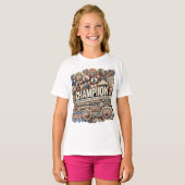 Kampioen van de uitdaging t-shirt (Voorkant volledig)