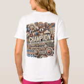 Kampioen van de uitdaging t-shirt (Achterkant)