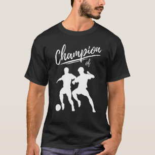Kampioen van Football De speler van het Football T-shirt