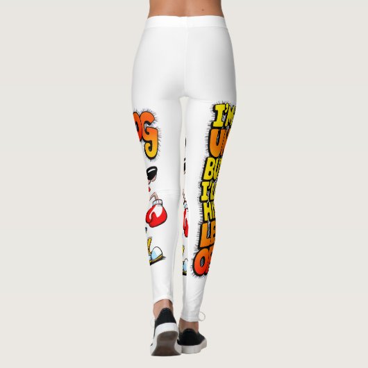 "Kampioen van underdog" Leggings (Achterkant)