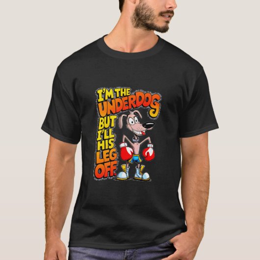 "Kampioen van underdog" T-shirt (Voorkant)