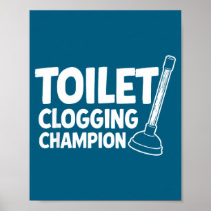 Kampioen Verstoppen Toiletten Universum Poster