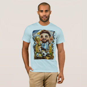 Kampioen Voetbal Glorie Inspirerend Grafisch Heren T-shirt