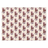 Kampioen Volbloed Race Paard wint Tafelkleed (Voorkant (Horizontaal))