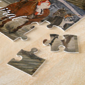 Kampioen Volbloed Seabiscuit nederlagen favoriet Legpuzzel (Zijkant)