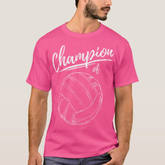 Kampioen Volleybal De Volleybalspeler T-shirt