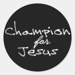Kampioen voor Jesus Stickers
