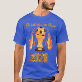 Kampioenen Dromen in Goud T-shirt (Voorkant)
