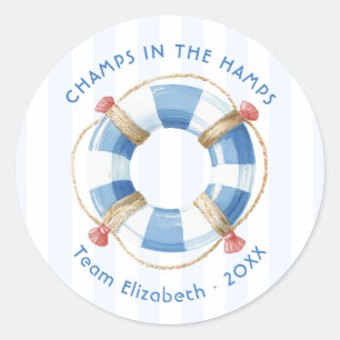 Kampioenen in de Hamps Kust Afscheid Weekend Ronde Sticker
