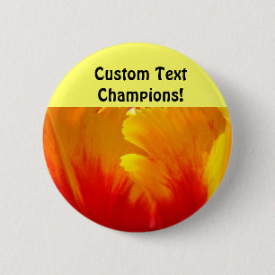Kampioenen! knoppen Kleurrijk Team knop Geel Rood Ronde Button 5,7 Cm