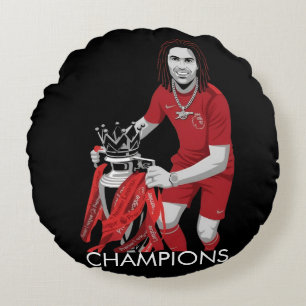 Kampioenen van Engeland Arteta Arsenal Rond Kussen