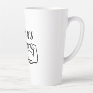 Kampioenen verliezen nooit hoop latte mok