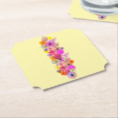 Kampioensboeket  kartonnen onderzetters (Gekanteld)