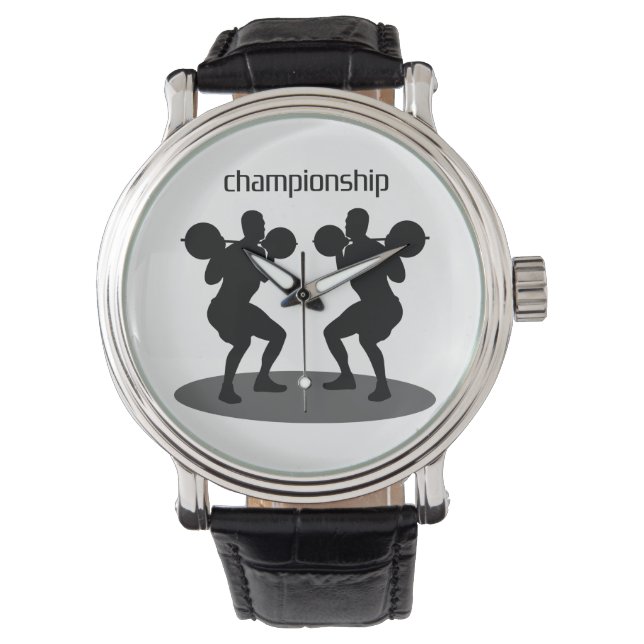 Kampioenschap​, Kampioenen, Silhouet Horloge (Voorkant)