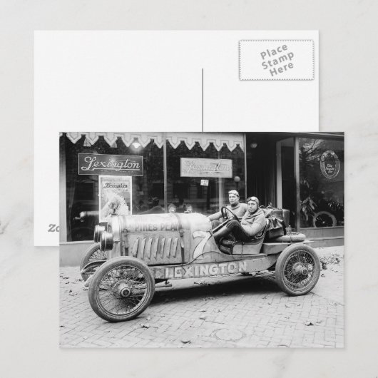 Kampioenschap Race Car, 1922 Briefkaart (Voorkant / Achterkant)