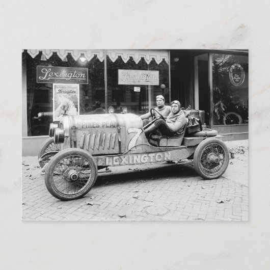 Kampioenschapsraceauto, 1922 briefkaart (Voorkant)