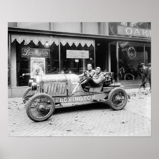 Kampioenschapsraceauto, 1922. Oude foto Poster (Voorkant)