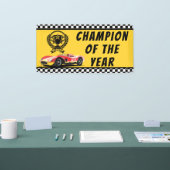 Kampioensracebanner van het jaar | race spandoek (Beurs)