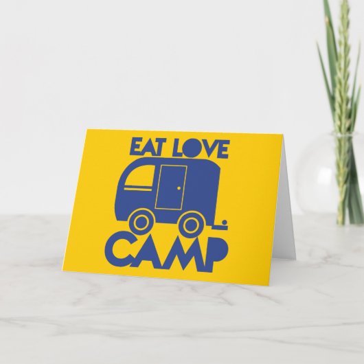 KAMPJE EAT LOVE FEESTDAGEN KAART (Voorkant)