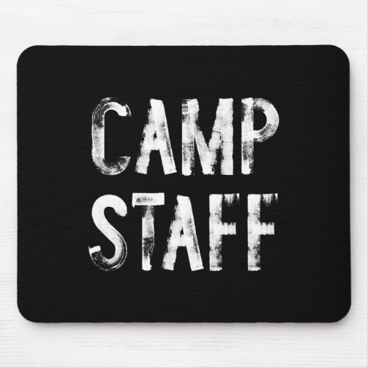 Kampstaf Counselor Kamperen Muismat (Voorkant)