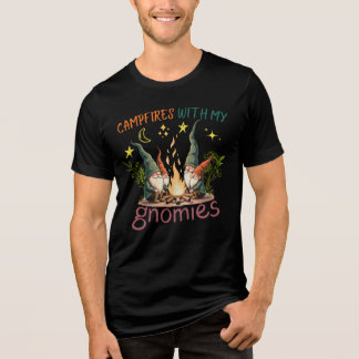 Kampvuren Met Mijn Gnomies Grappige Leuke vintage Tri-Blend Shirt