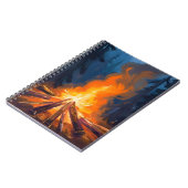 Kampvuur Aquarel Bos Schilderij Notitieboek (Linkerzijde)