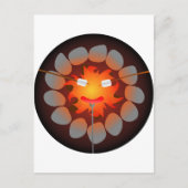 kampvuur briefkaart (Voorkant)