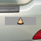 kampvuur bumpersticker (Op auto)