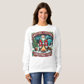 Kampvuur, cacao en kerst Cheer: Cozy Up voor Trui (Voorkant volledig)