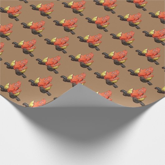 kampvuur cadeaupapier (Hoek)