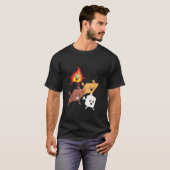 Kampvuur Chasing Smores S'mores Camping T-shirt (Voorkant volledig)