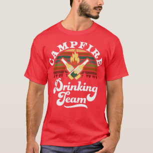 Kampvuur Drink Team Camping T-shirt