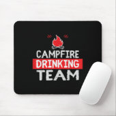 Kampvuur Drink Team Funny Camping Gift Muismat (Met muis)